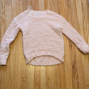 Adorable girls pink sweater size 10-12